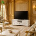 میز و تلویزیون مدل کارول
