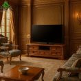 میز و تلویزیون مدل کارول