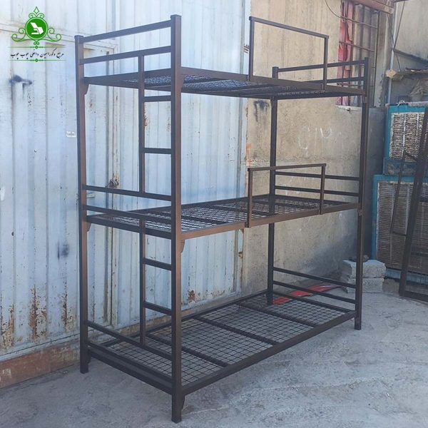 تخت خواب سه طبقه مدل سربازی