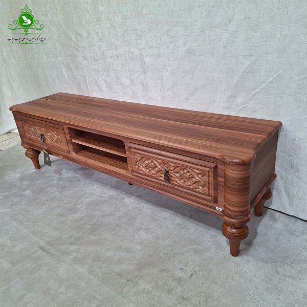 میز تلویزیون MDF وکیوم مدل انزو