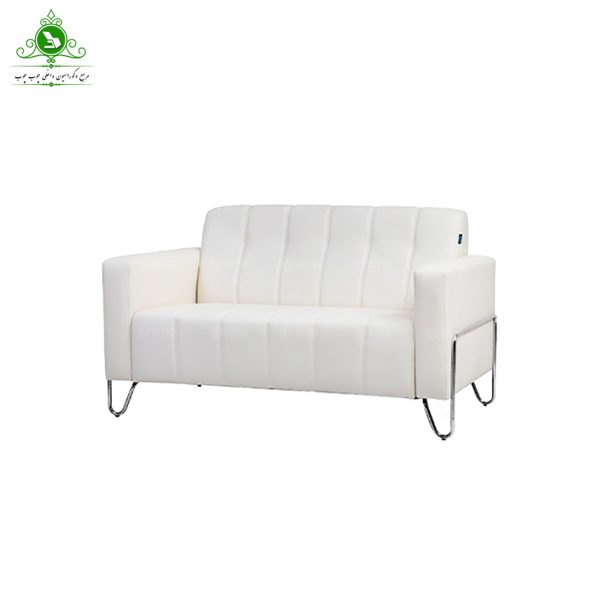 Two-seater sofa 1700 white مبل اداری دو نفره مدل 1700 سفید