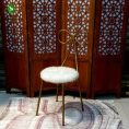 صندلی ناهارخوری پاپیونی طلایی
