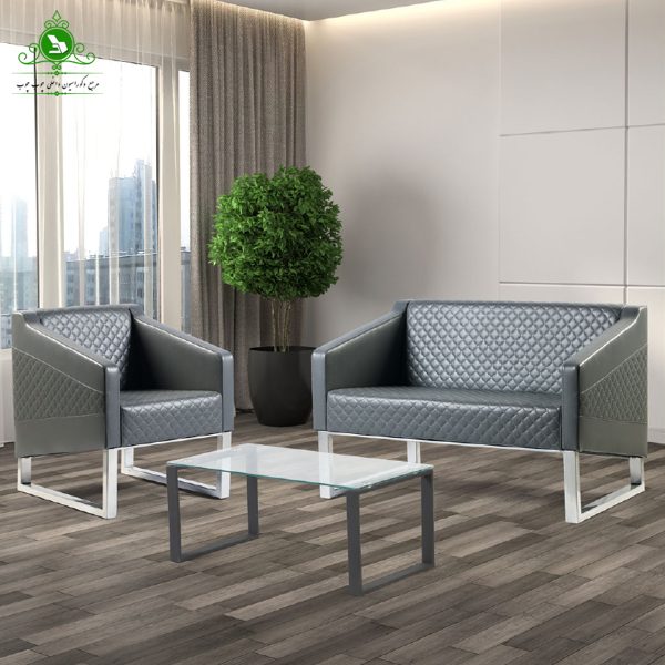 office sofa sasha crom نیم ست اداری مدل ساشا