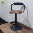 صندلی اپن جکدار مدل زیمر کف گرد پشتی دار