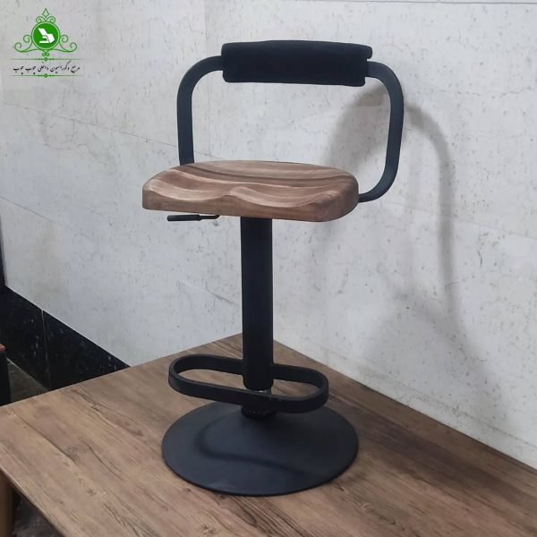 صندلی اپن جکدار مدل زیمر کف گرد پشتی دار