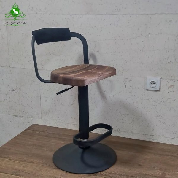 صندلی اپن جکدار مدل زیمر کف گرد پشتی دار