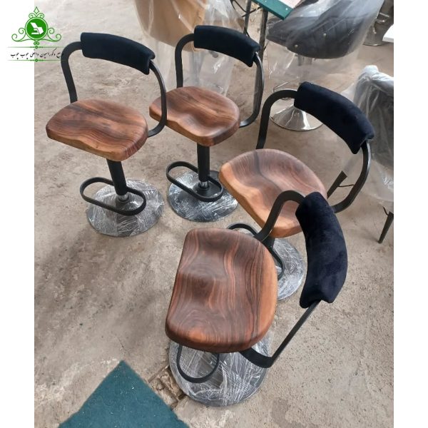 صندلی اپن جکدار مدل زیمر کف گرد پشتی دار