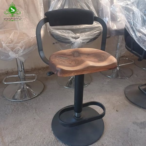 صندلی اپن جکدار مدل زیمر کف گرد پشتی دار