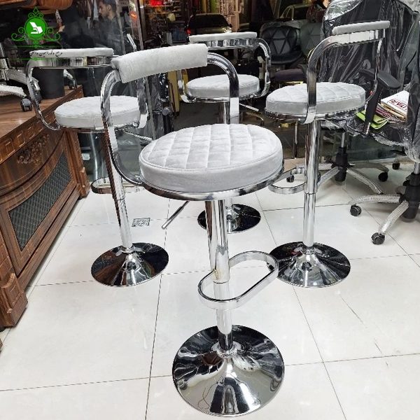 صندلی اپن جکدار مدل زیمر چستری پشتی دار کروم