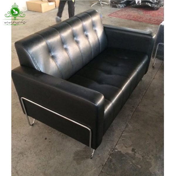 single sofa 1700 3 مبل اداری دو نفره 1700 مشکی