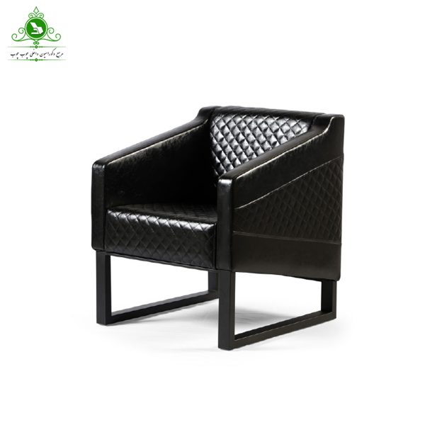 single sofa sasha black مبل اداری تک نفره مدل ساشا