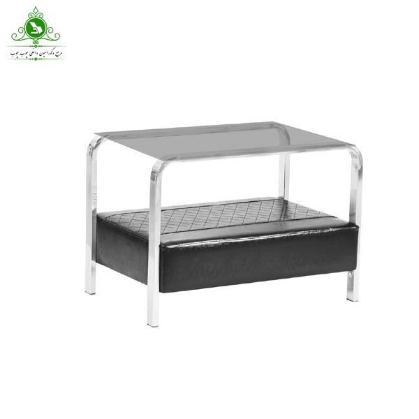میز جلو مبلی اداری مدل پاندا رنگ کروم
