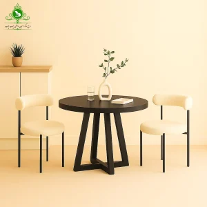 میز ناهارخوری پایه فلزی مدل تدی