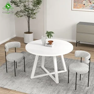 میز ناهارخوری پایه فلزی مدل تدی