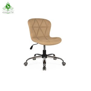 صندلی اداری کارمندی مدل فایبر روکش دار