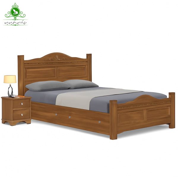 تخت خواب یک و نیم نفره مدل آرتین عرض 120