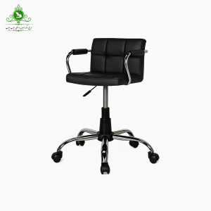 صندلی اداری کارمندی مدل شطرنجی دسته دار