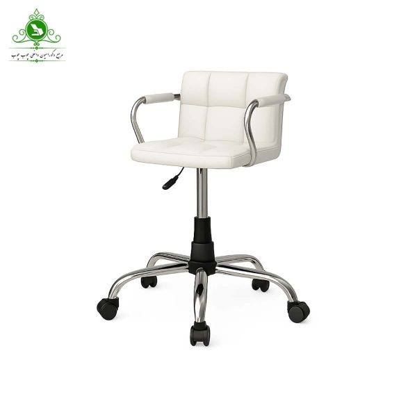 checkered-model-office-chair-with-armrests (3) صندلی اداری کارمندی مدل شطرنجی دسته دار