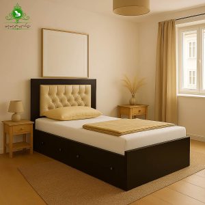 تخت خواب یک و نیم نفره چستر مدل پانتا عرض 120