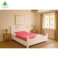 تخت خواب یک و نیم نفره MDF وکیوم مدل آرامش عرض 120
