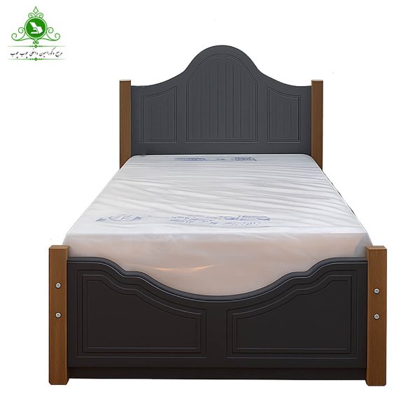 تخت خواب یک و نیم نفره MDF وکیوم مدل کیان عرض 120