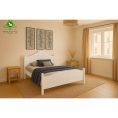 تخت خواب یک و نیم نفره MDF وکیوم مدل نازنین عرض 120