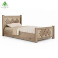 تخت خواب یک و نیم نفره مدل لوزی عرض 120