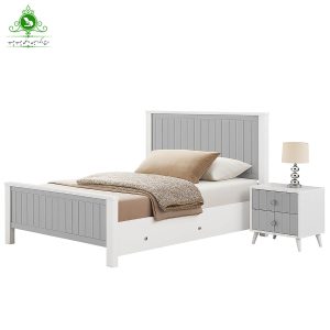 تخت خواب یک و نیم نفره مدل سهند عرض 120