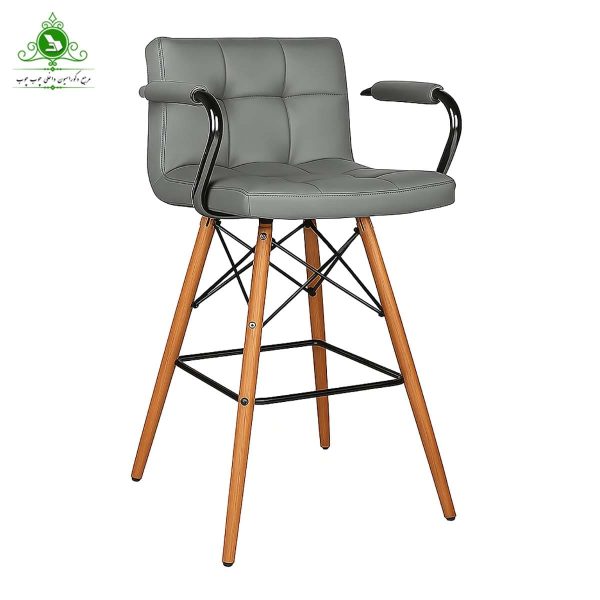 open-chair-checkered-model-with-armrests-wooden-base-ifli (2) صندلی اپن مدل شطرنجی دسته دار پایه ایفلی چوبی
