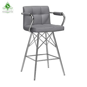 صندلی اپن مدل شطرنجی دسته دار پایه ایفلی فلزی