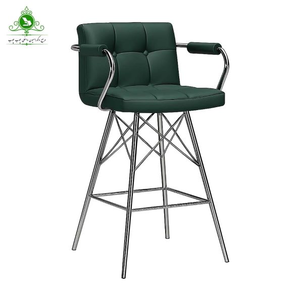 open-chair-checkered-model-with-metal-base-and-armrests (7) صندلی اپن مدل شطرنجی دسته دار پایه ایفلی فلزی
