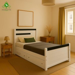 تخت خواب یک و نیم نفره اسپرت مدل رادو عرض 120