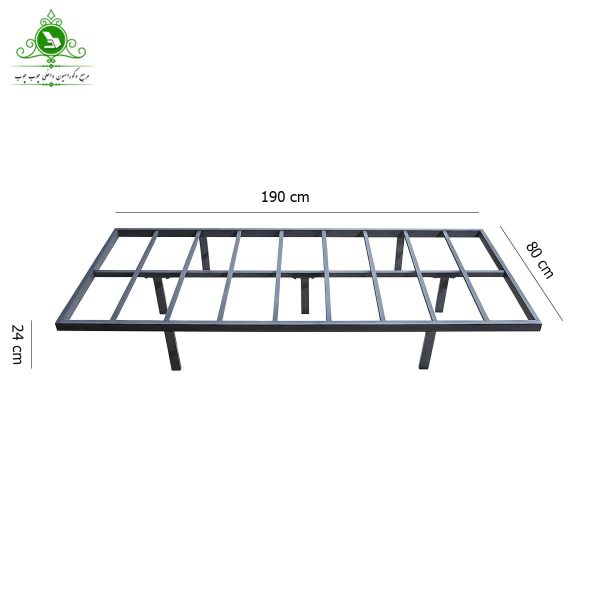Single bed base with screw base (4)-min کفی تخت خواب یک نفره فلزی پایه پیچی