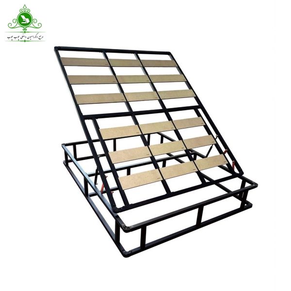 Double bed base with full square mattress, single ladder diaco 7_DNcompressed کفی تخت خواب دو نفره جکدار شرکتی مدل دیاکو