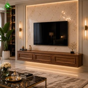 میز تلویزیون دیواری تمام MDF مدل M302