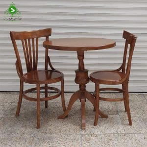 میز و صندلی ناهارخوری دو نفره مدل لهستانی