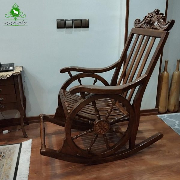 saltanati model rocking chair 5 صندلی راک مدل سلطنتی