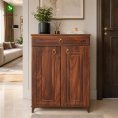 جاکفشی دو درب MDF وکیوم مدل زنجیری رنگ کلیاف
