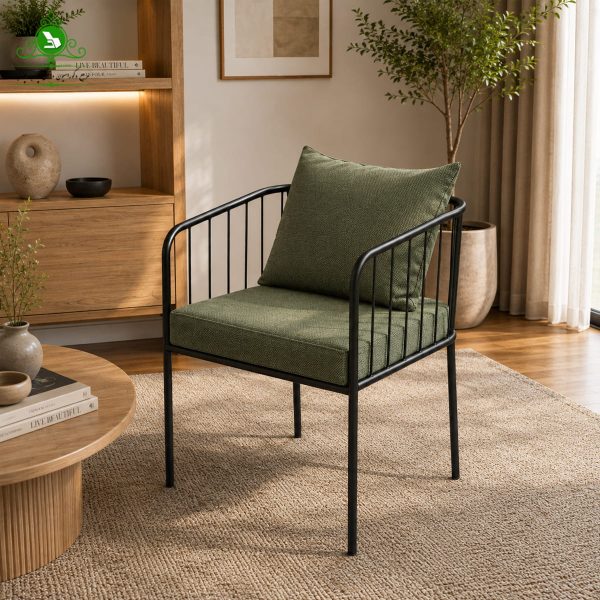dining chair helia 2 صندلی فست فودی مدل هلیا رنگ سبز