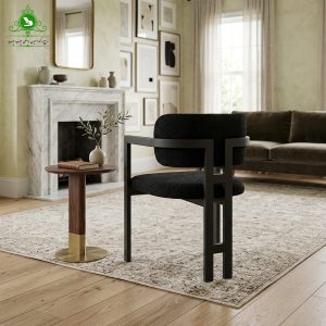صندلی ناهارخوری مدل اچ فلزی رنگ مشکی