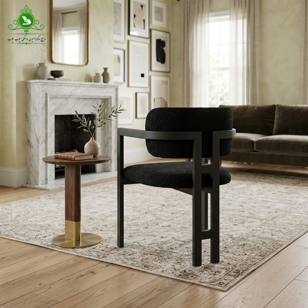 iron H dining chair صندلی ناهارخوری مدل اچ فلزی رنگ مشکی